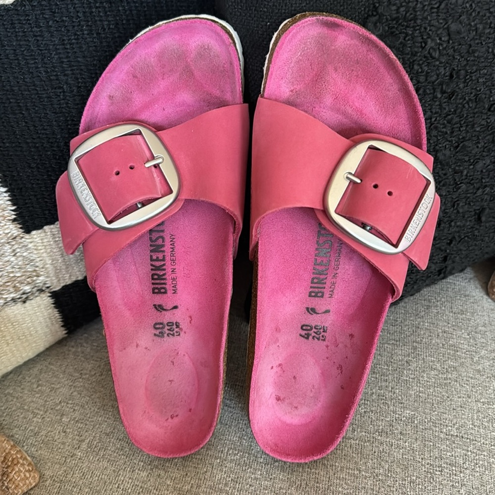 Madrid Big Buckle Birkenstock Hot Pink